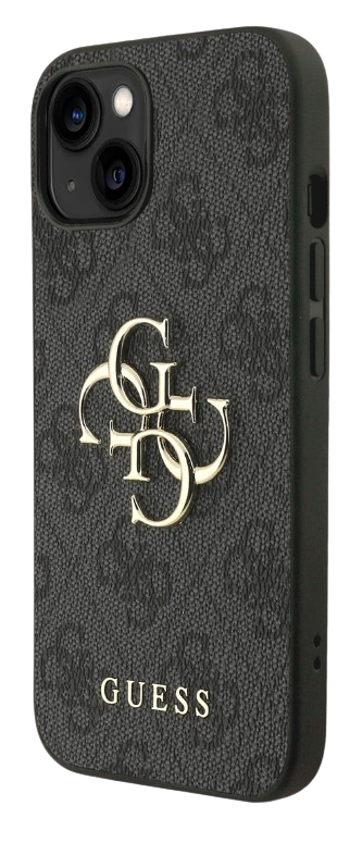 GUESS CARCASA 4G STRAP IPHONE 14 NEGRO