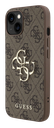 GUESS CARCASA 4G STRAP IPHONE 14 MARRON