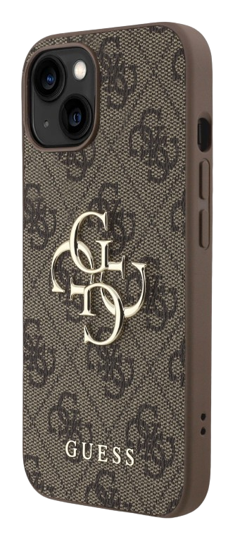 GUESS CARCASA 4G STRAP IPHONE 14 MARRON