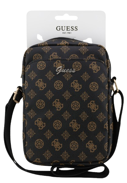 GUESS BANDOLERA 8" PEONY NEGRO
