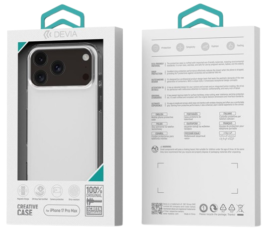 DEVIA CARCASA SHOCKPROOF IPHONE 17