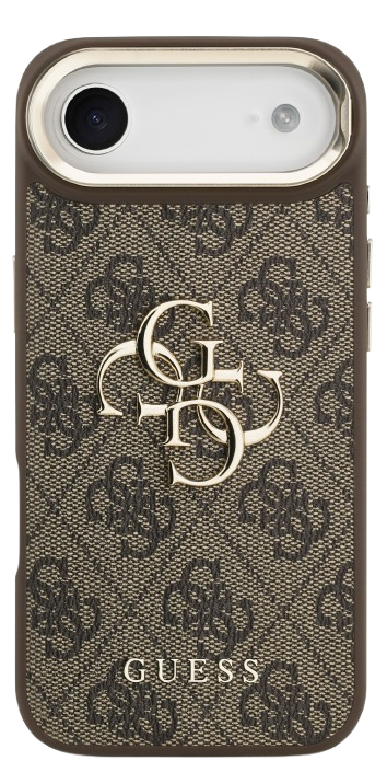GUESS CARCASA 4G SOPORTE CAMARA IPHONE 17 AIR MARRON