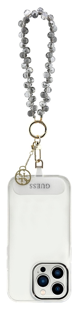 GUESS CORDON DE MANO CHARM CRYSTAL NEGRO