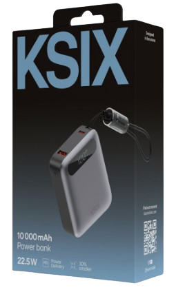 KSIX BATERIA AUXILIAR 10000mAh MAGSAFE / PD 22,5W