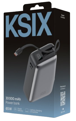 KSIX BATERIA AUXILIAR 30000mAh MAGSAFE / PD 65W