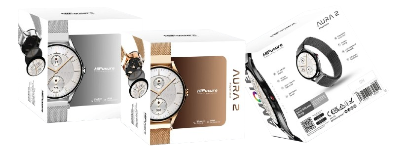 HIFUTURE SMARTWATCH AURA 2 NEGRO