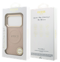 GUESS CARCASA MAGSAFE PEONY IPHONE 17 PRO ROSA