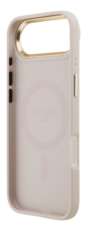 GUESS CARCASA MAGSAFE PEONY IPHONE 17 PLUS ROSA