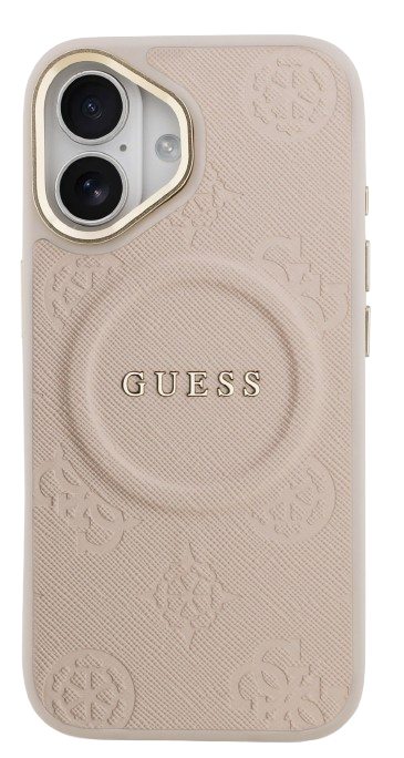 GUESS CARCASA MAGSAFE PEONY IPHONE 17 ROSA