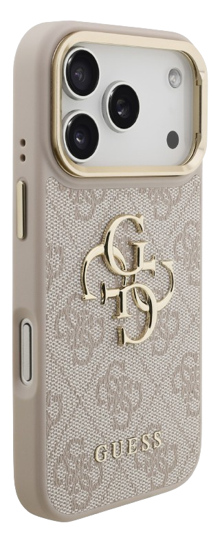 GUESS CARCASA 4G SOPORTE CAMARA IPHONE 17 PRO ROSA