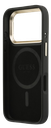 GUESS CARCASA MAGSAFE 4G TRIANGLE SOPORTE CAMARA IPHONE 17 PRO NEGRO