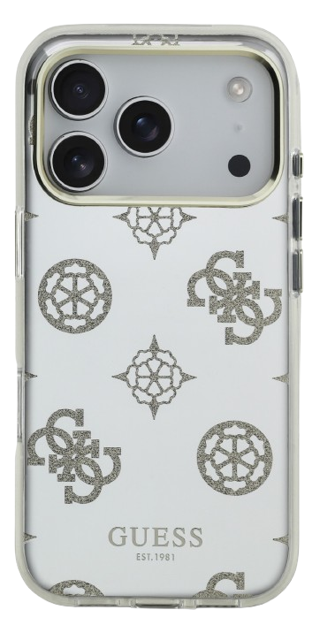 GUESS CARCASA MAGSAFE MIRROR GLITTER IPHONE 17 PRO MAX DORADO