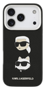 KARL LAGERFELD CARCASA GRAINED K&C HEADS IPHONE 17 PRO MAX NEGRO