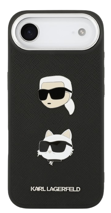 KARL LAGERFELD CARCASA GRAINED K&C HEADS IPHONE AIR NEGRO