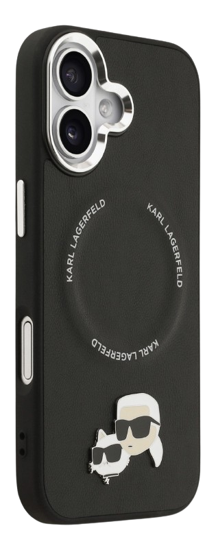 KARL LAGERFELD CARCASA MAGSAFE K&C PINS IPHONE 17 NEGRO
