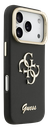GUESS CARCASA GRAINED 4G SOPORTE CAMARA IPHONE 17 PRO MAX NEGRO