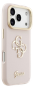 GUESS CARCASA GRAINED 4G SOPORTE CAMARA IPHONE 17 PRO ROSA