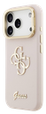 GUESS CARCASA GRAINED 4G SOPORTE CAMARA IPHONE 17 PRO MAX ROSA