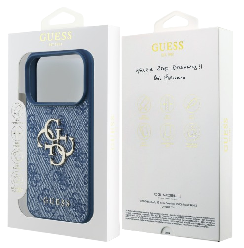 GUESS CARCASA 4G IPHONE 17 PRO AZUL