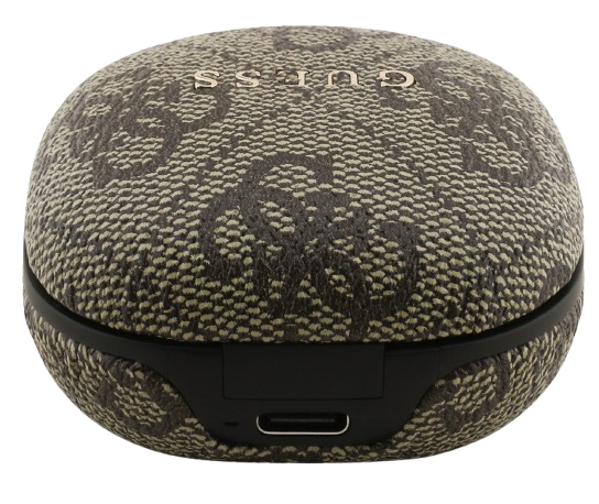 GUESS AURICULAR BLUETOOTH TWS ENC 4G LOGO MARRON