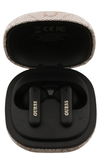 GUESS AURICULAR BLUETOOTH TWS ENC 4G LOGO ROSA