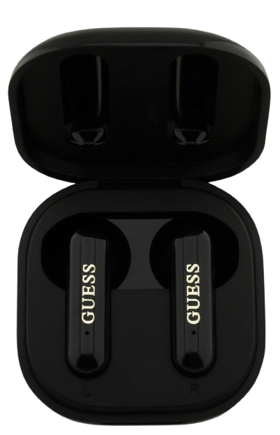 GUESS AURICULAR BLUETOOTH TWS 4G LOGO NEGRO
