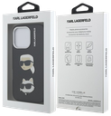 KARL LAGERFELD CARCASA GRAINED K&C IPHONE 16 PRO MAX NEGRO