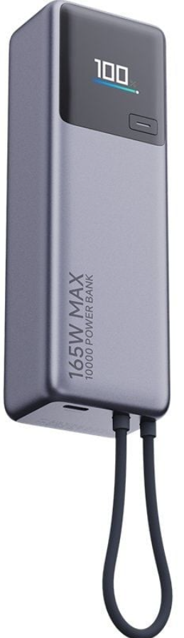 XIAOMI BATERIA AUXILIAR 10000mAh / PANTALLA / 165W / GRIS