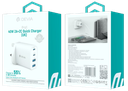 DEVIA CARGADOR PRO1 QC 40W 2 USBa / 2 USBc
