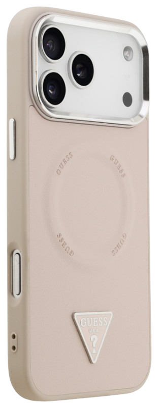 GUESS CARCASA MAGSAFE TRIANGLE IPHONE 17 PRO MAX ROSA