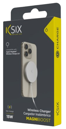 KSIX CARGADOR MAGSAFE USBc 15W 1M