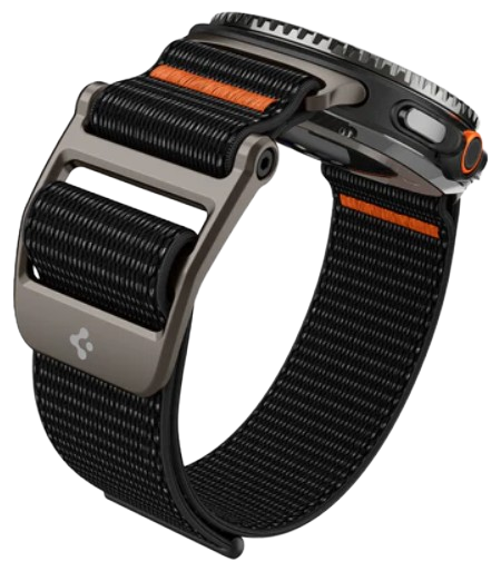SPIGEN CORREA SAMSUNG GALAXY WATCH 8 DURAPRO FLEX NEGRO / NARANJA