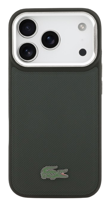 LACOSTE CARCASA MAGSAFE SOPORTE CAMARA IPHONE 17 PRO VERDE