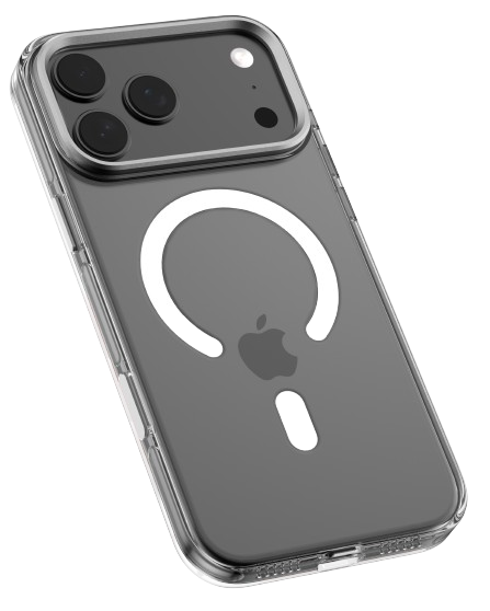 DEVIA CARCASA MAGNETIC CRYSTAL IPHONE 17 TRANSPARENTE