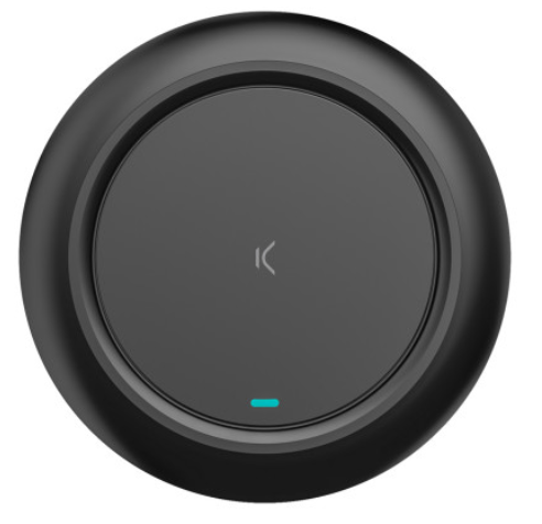 KSIX CARGADOR INALAMBRICO 15W QI CARGA RAPIDA NEGRO