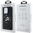 KARL LAGERFELD CARCASA MAGSAFE K&C HEADS IPHONE 16 PRO MAX NEGRO