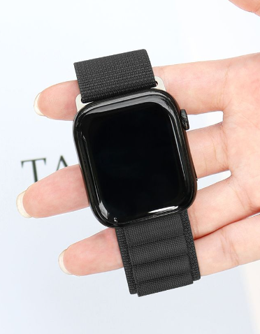 DEVIA correa NAYLON BRAIDED SPORT5 Apple watch 42/44/45/49mm NEGRO