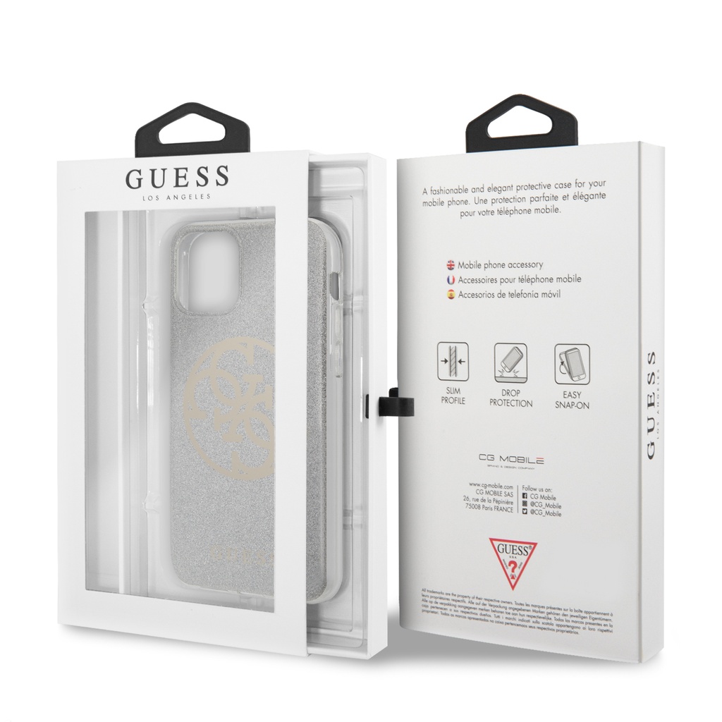 GUESS carcasa '4G LOGO' IPhone 11 PRO GRIS