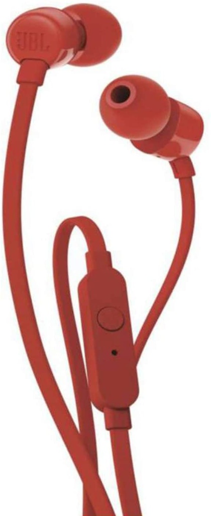 JBL auricular TUNE T110 ROJO