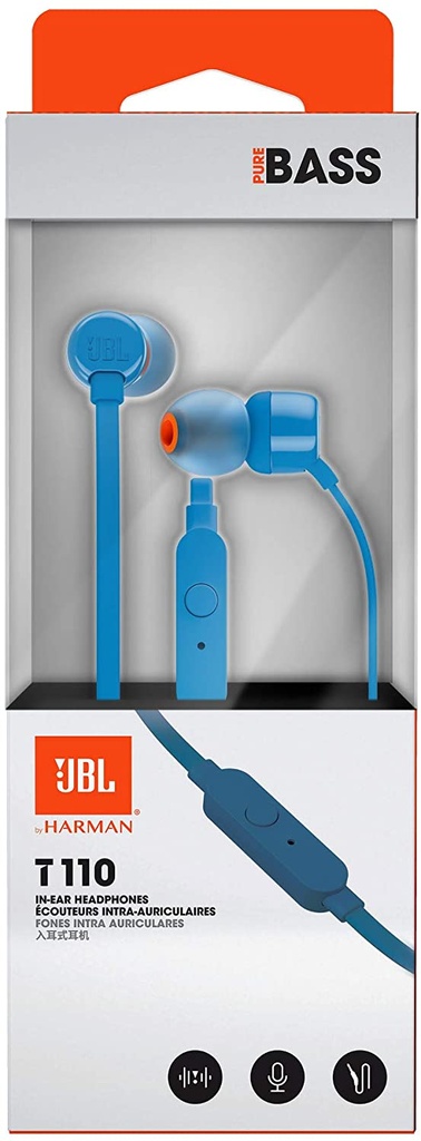 JBL auricular TUNE T110 AZUL