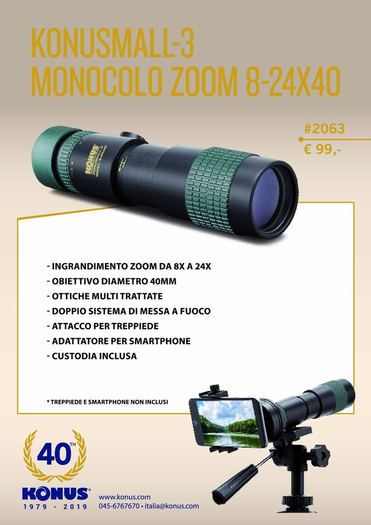 KONUS monocular KONUSSMALL 8-24x40