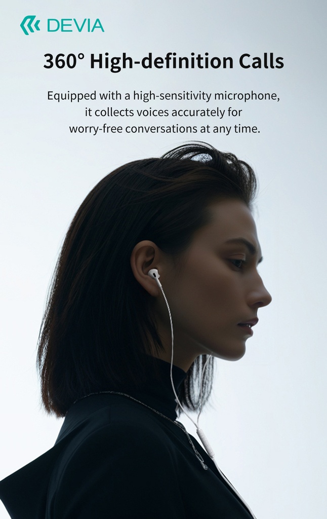 DEVIA AURICULAR KINTONE TIPO C BLANCO