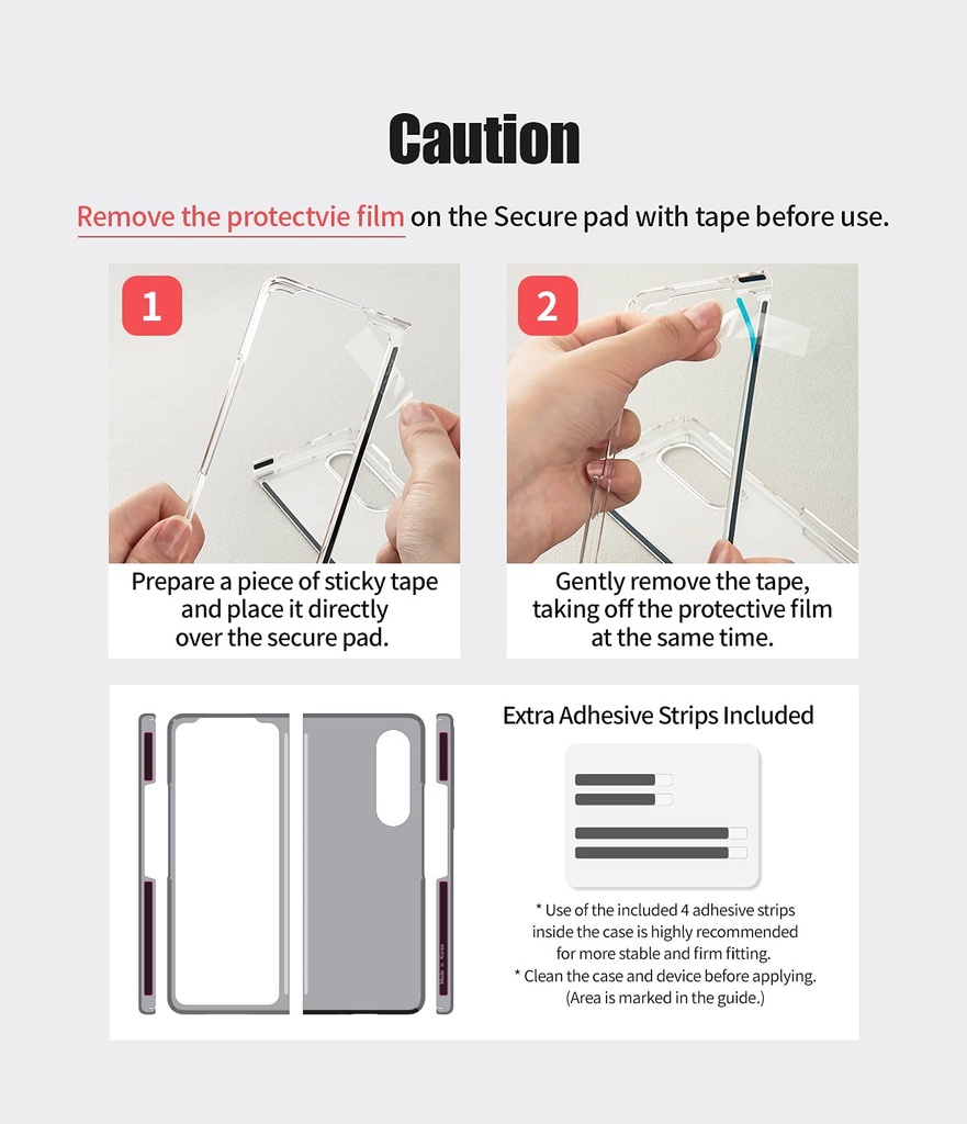 GOOSPERY carcasa transprente GALAXY Z FOLD 3 