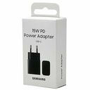 SAMSUNG cargador 15W PD tipo C NEGRO