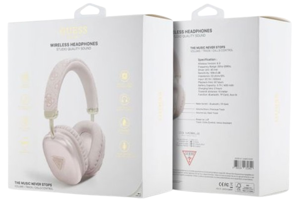 GUESS AURICULAR BLUETOOTH TRIANGLE ROSA