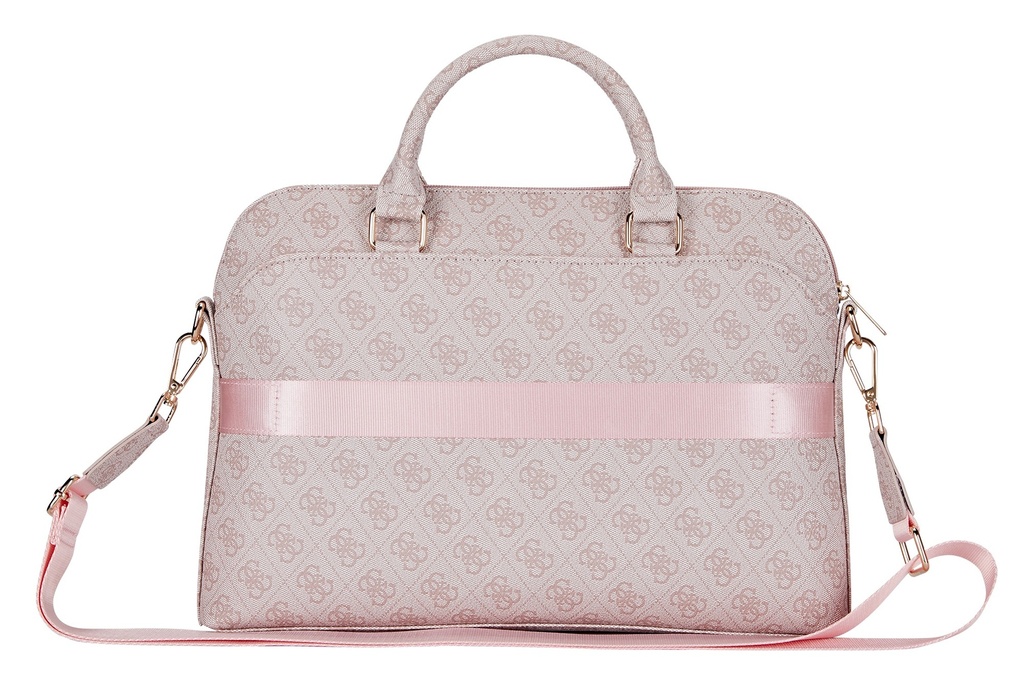 GUESS MALETIN 4G ZIPPER PORTATILES 15" ROSA