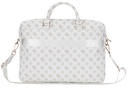 GUESS MALETIN PEONY ZIPPER PORTATILES 16" BLANCO