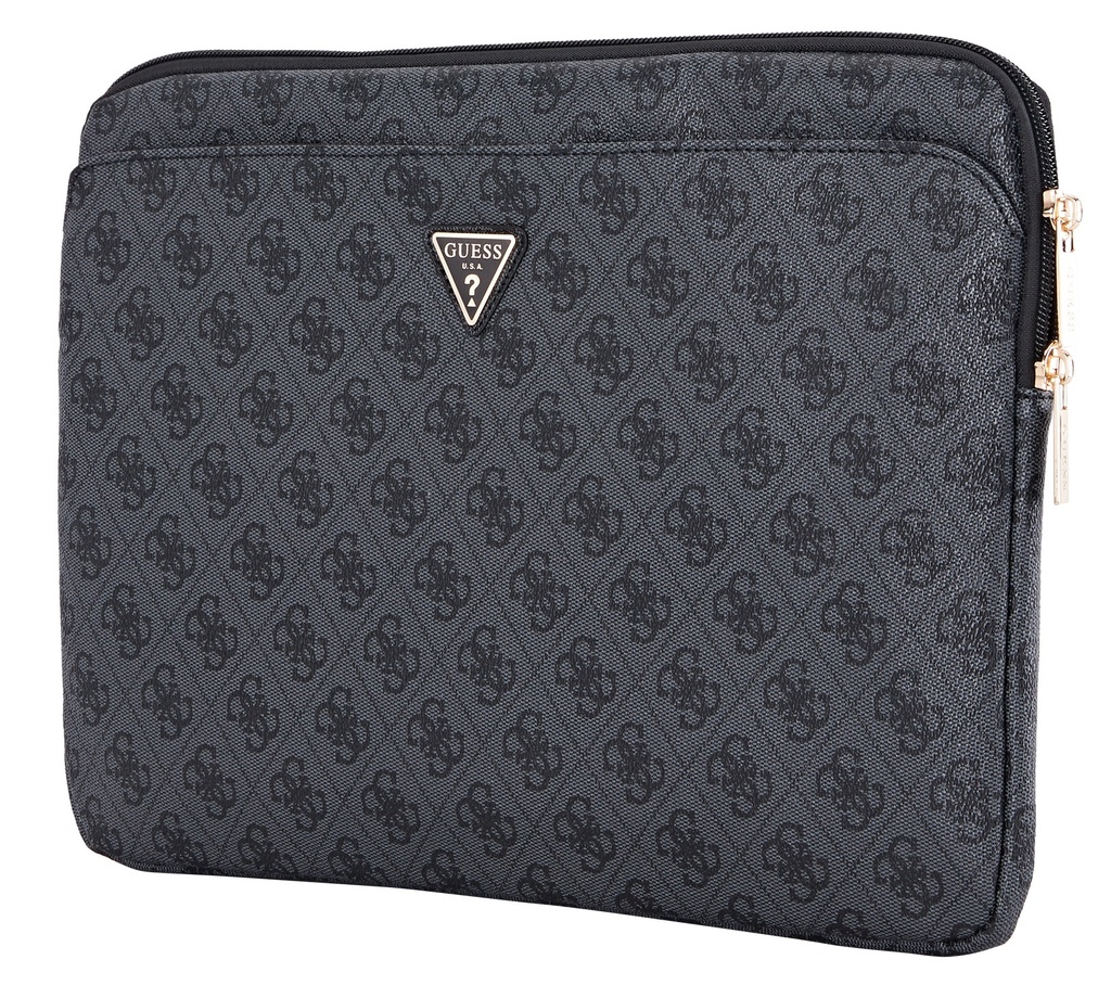 GUESS FUNDA 4G ZIPPER PORTATIL 14" NEGRO
