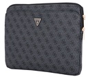 GUESS FUNDA 4G ZIPPER PORTATIL 14" NEGRO