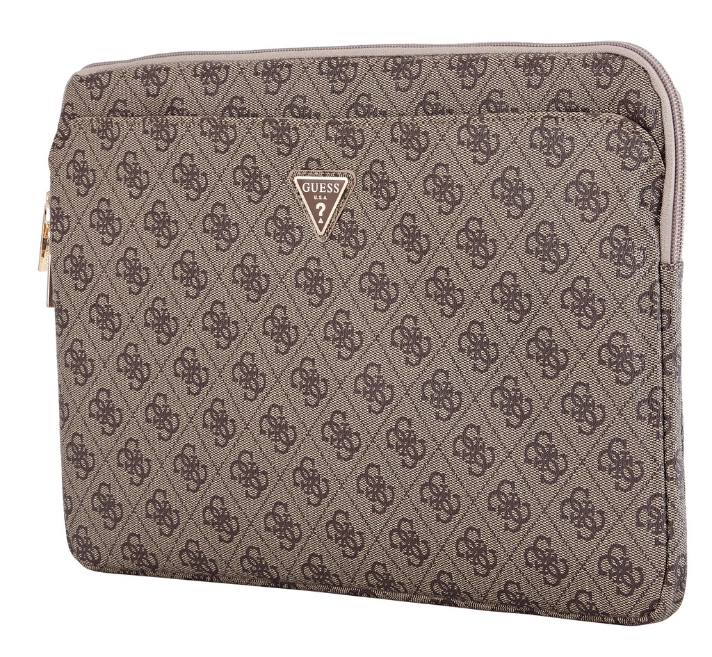 GUESS FUNDA 4G ZIPPER PORTATIL 14" MARRON